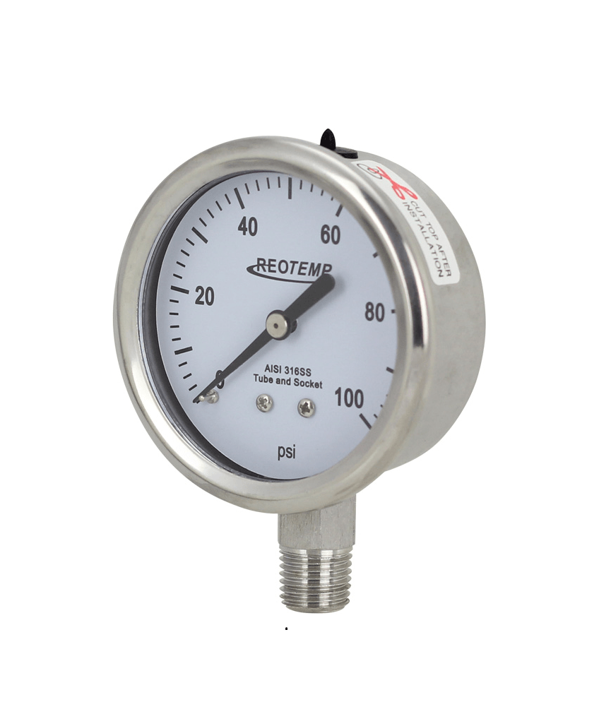 Pressure Gauges with Lower Connection - Icon Industrial Specialties, LLC 